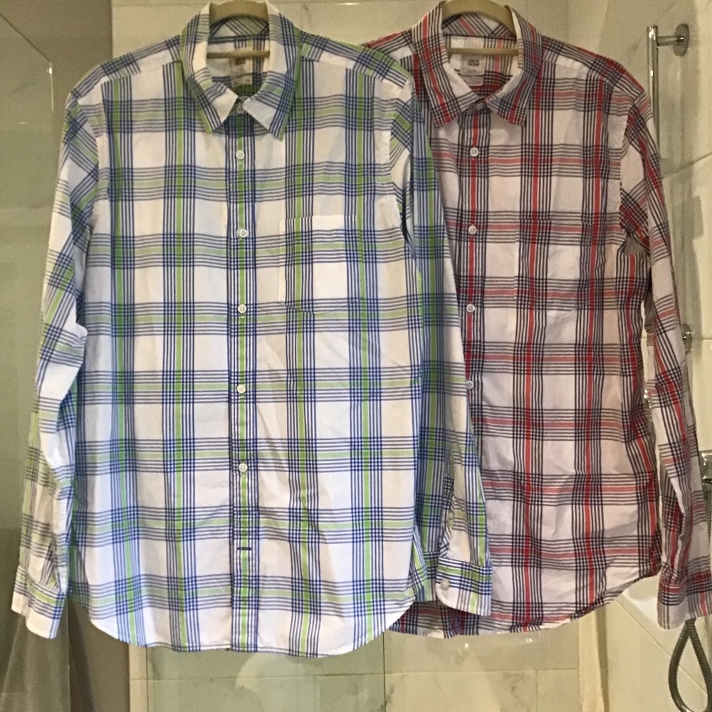 Bundle of 2 Gap Lived-In Wash Shirts